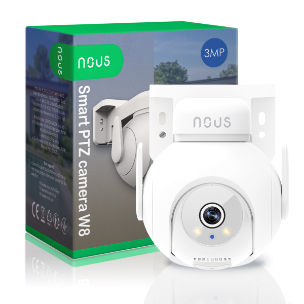 CAMÉRA EXTÉRIEURE WIFI - 3 MP - PTZ - TUYA