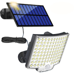 PROJECTEUR LED AVEC DÉTECTEUR + PANNEAU SOLAIRE - 800 LM