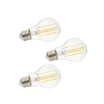ampoule led e27 filament---4000k---8w---800lm---pack-de-3-pieces